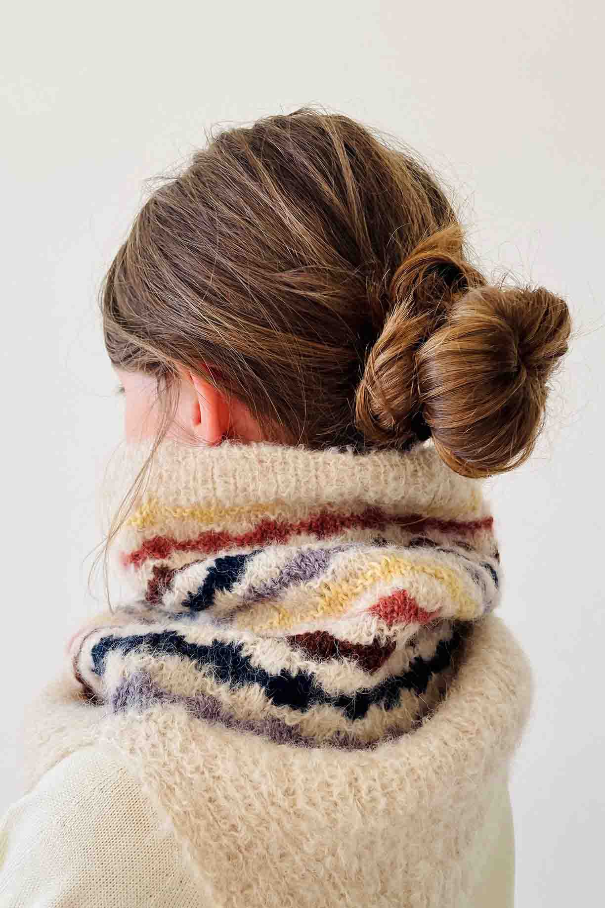 Isager Gunta cowl kit tricot snood col
