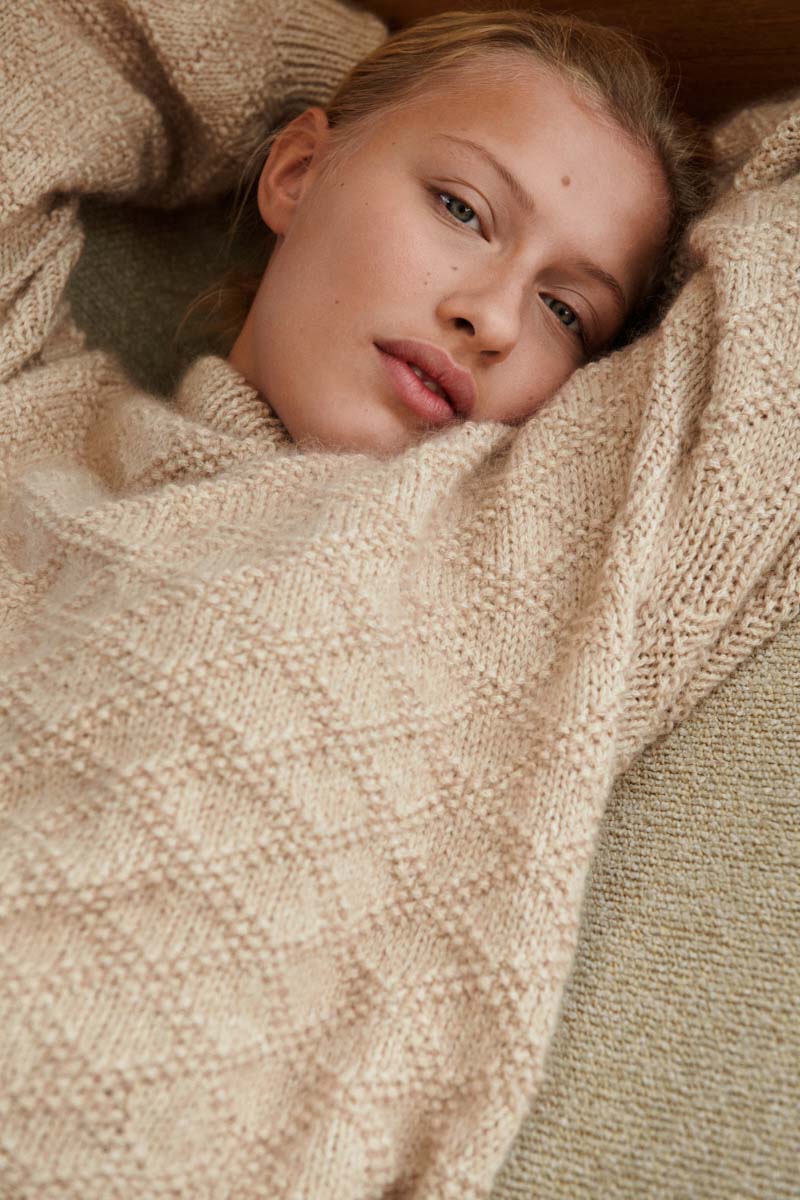 Isager Texture Sweater kit tricot pull femme laine