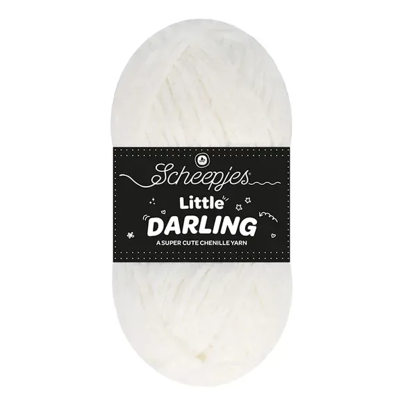 Scheepjes Little Darling 401 fil chenille Ice Bear