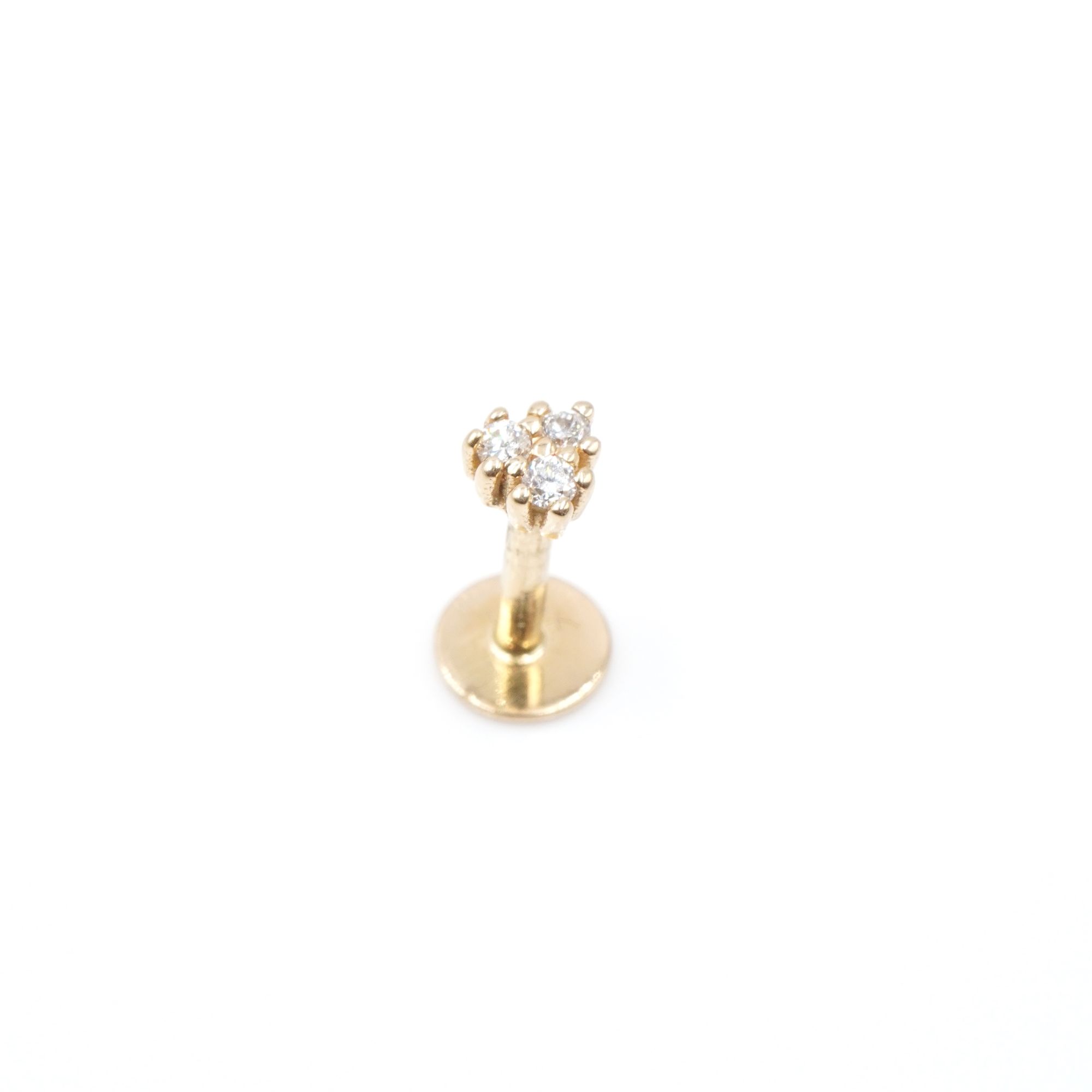Angèle Brousse Eternity piercing or 3 diamants