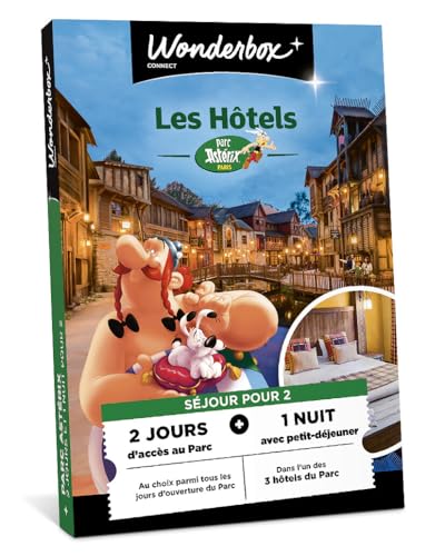 Wonderbox Parc Astérix Séjour coffret 2 pers 2 jours + nuit