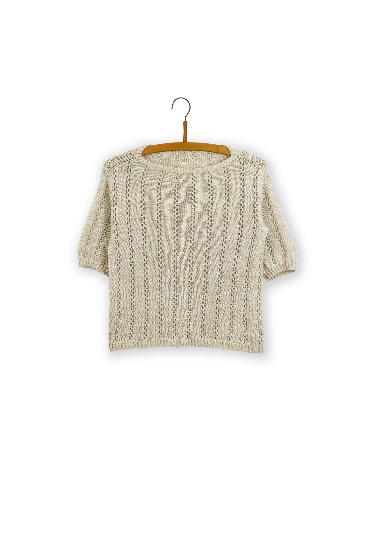 Isager Shore Tee kit tricot top été 88 EUR
