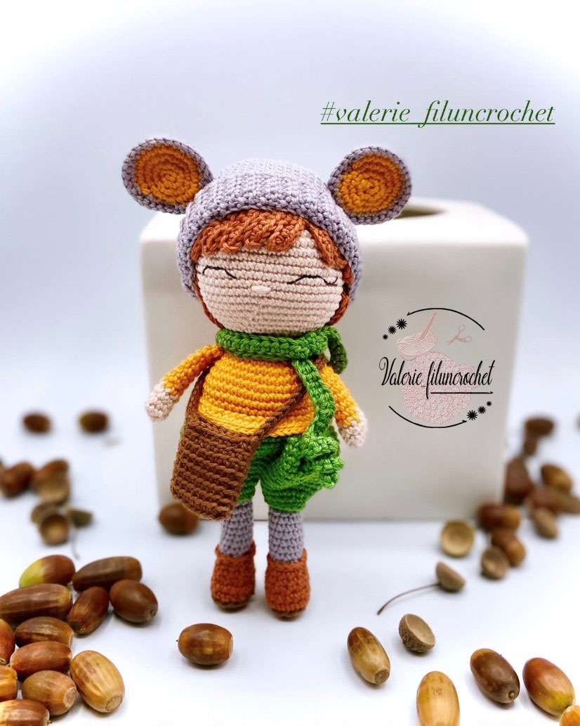 Valerie Fil un Crochet Les Tutoriels Charly patron souris des dents