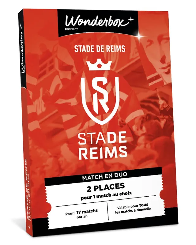 Tick&Box Stade de Reims coffret cadeau match foot