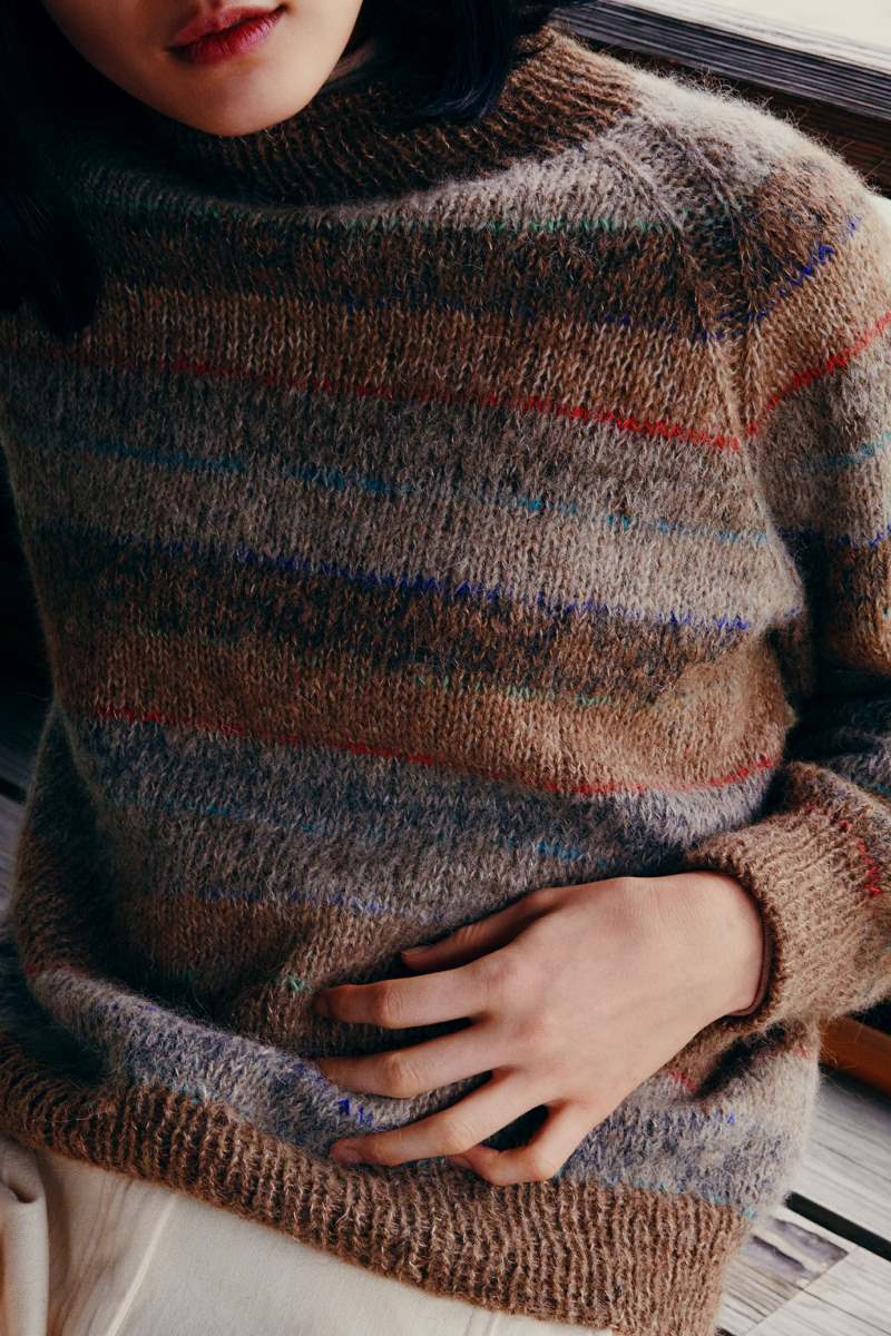 Isager Pottery kit pull sweater à tricoter