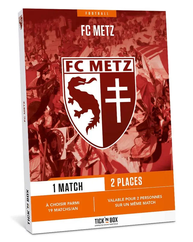 Wonderbox Évènements Sportifs coffret FC Metz 2 pers match