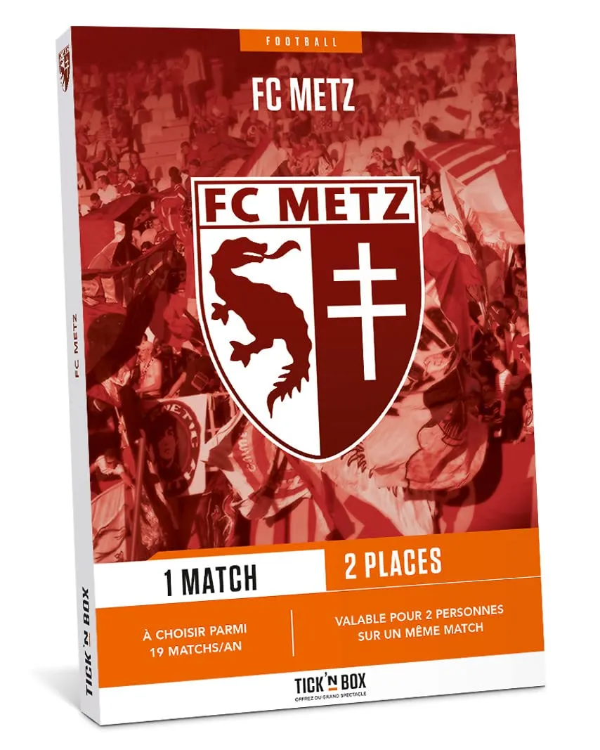 Wonderbox Évènements Sportifs coffret FC Metz 2 pers match