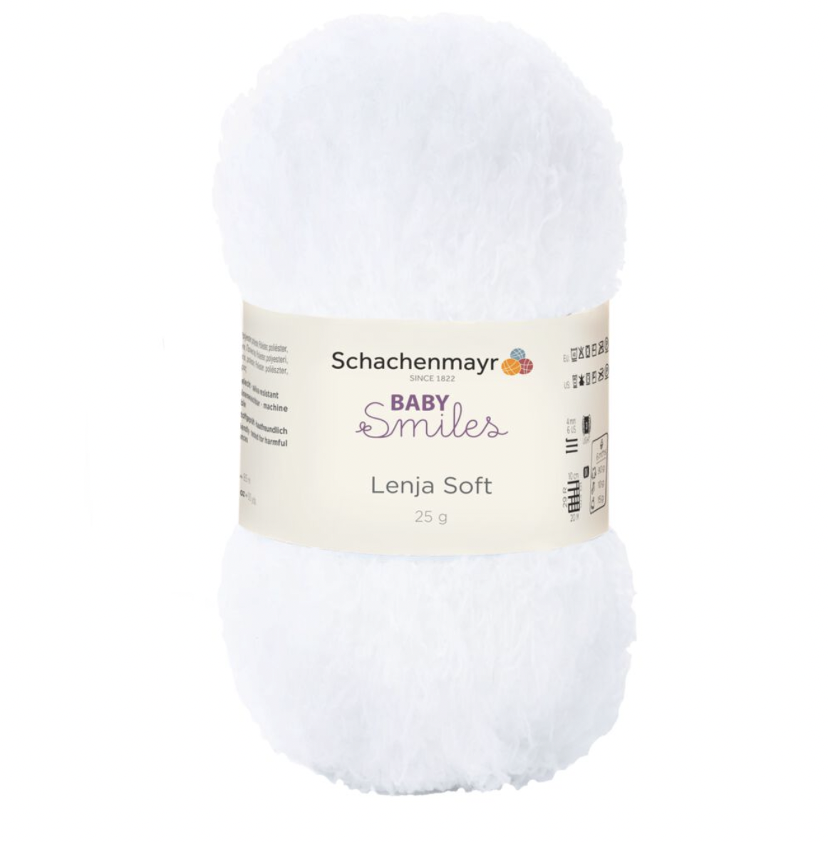 Schachenmayr fil doux blanc 01001 pelote blanche