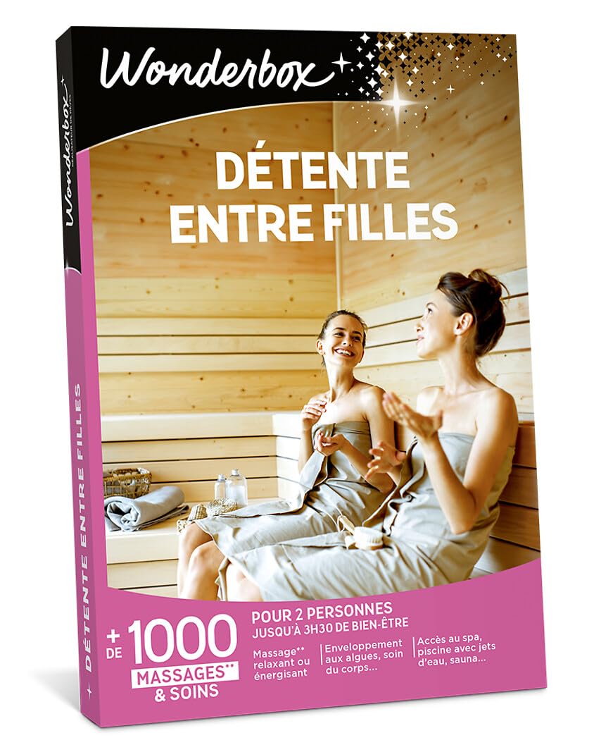 Wonderbox Détente Entre Filles coffret soin massage 2 pers