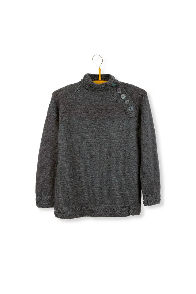 Isager Freyja patron tricot pull femme yoke