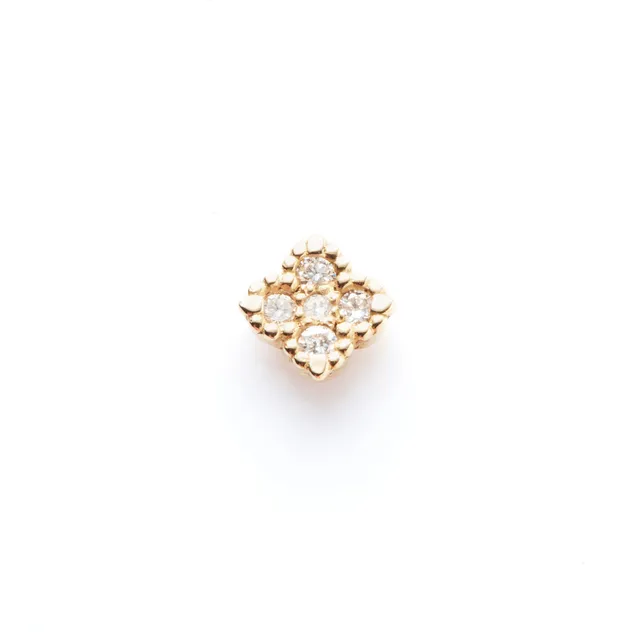 ANGÈLE BROUSSE Nina One puce d'oreille or jaune 18 carats diamant