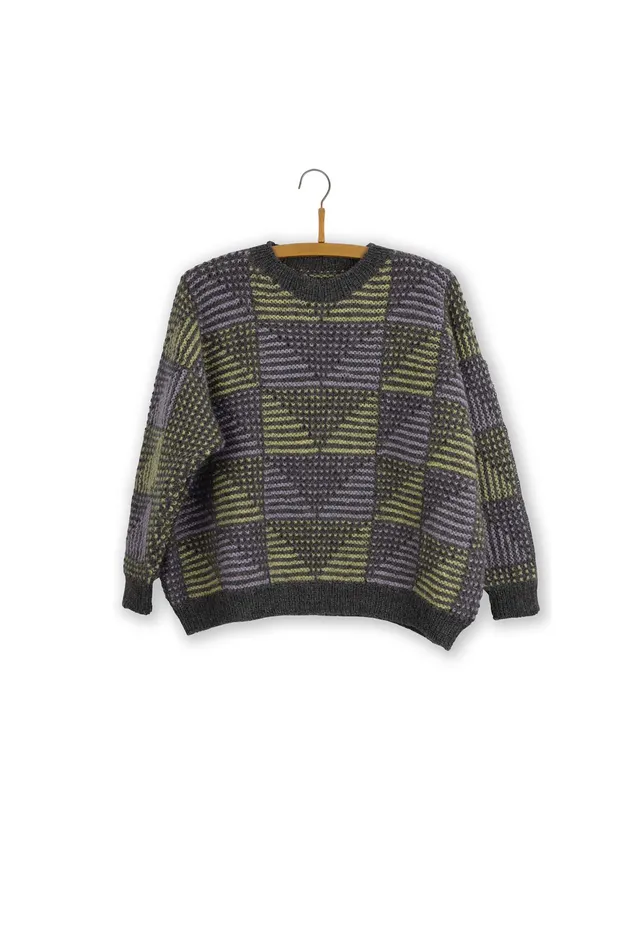 Isager Patterns Triangles pattern patron tricot
