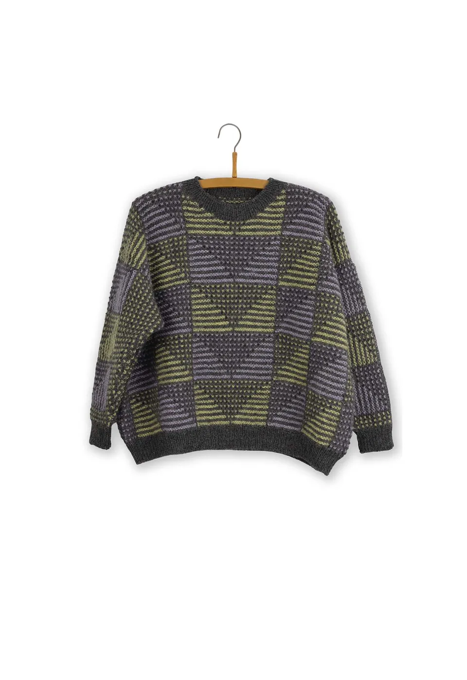 Isager Triangles kit tricot laine châle géométrique