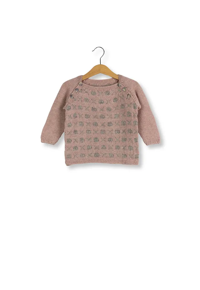 Isager Yarn Kits Skeletter kit tricot pull jacquard