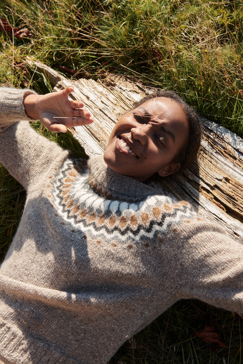 Isager Yarn Kits Clouds of Sils Maria kit tweed