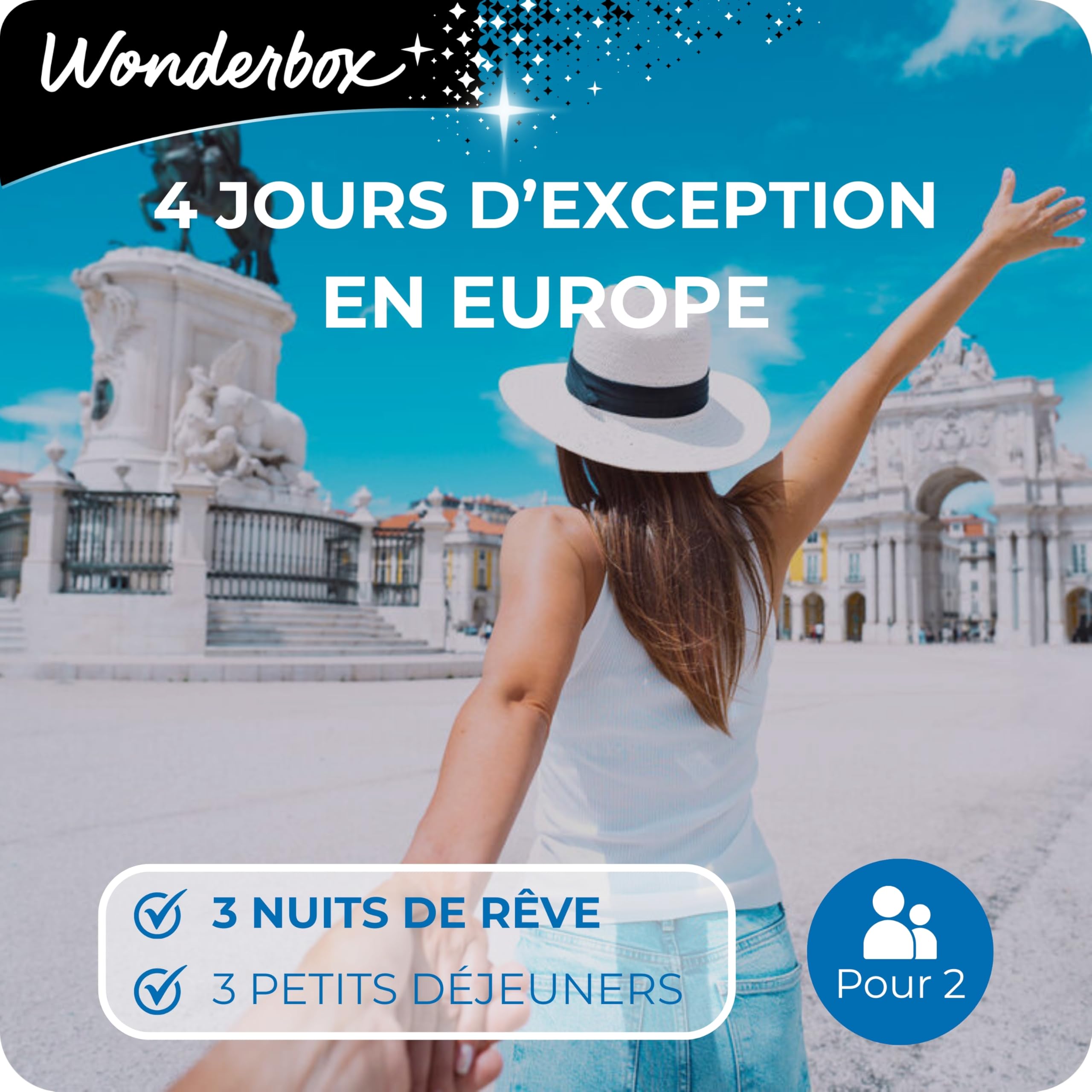 Wonderbox 4 Jours d'Exception coffret séjour Europe 2 pers.
