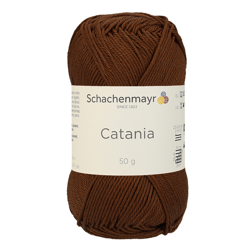 Schachenmayr Catania 0157 fil coton marron Marone