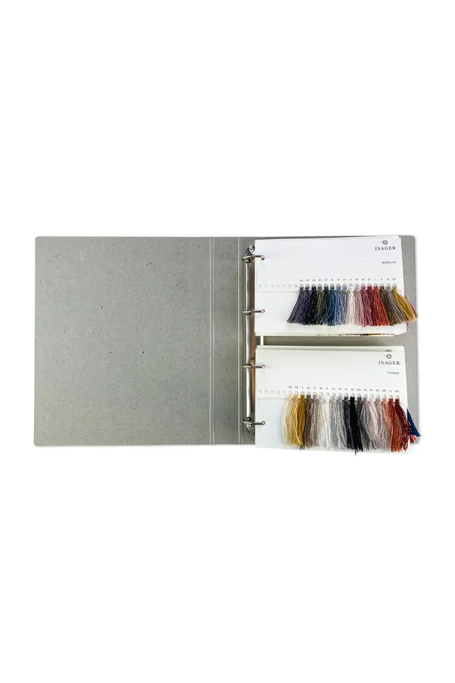 Isager Accessories Farvemappe nuancier laine farvekort