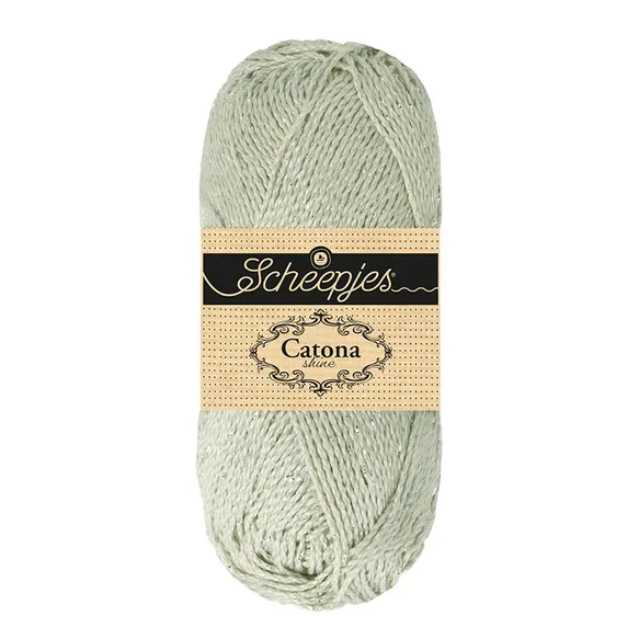 Scheepjes Catona Shine 172 fil coton argent clair 50 g