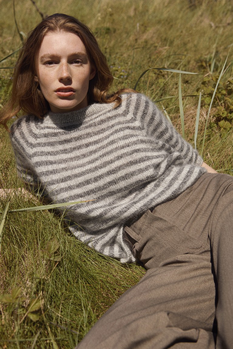 Isager Yarn Kits Lumi Sweater kit tricot pull
