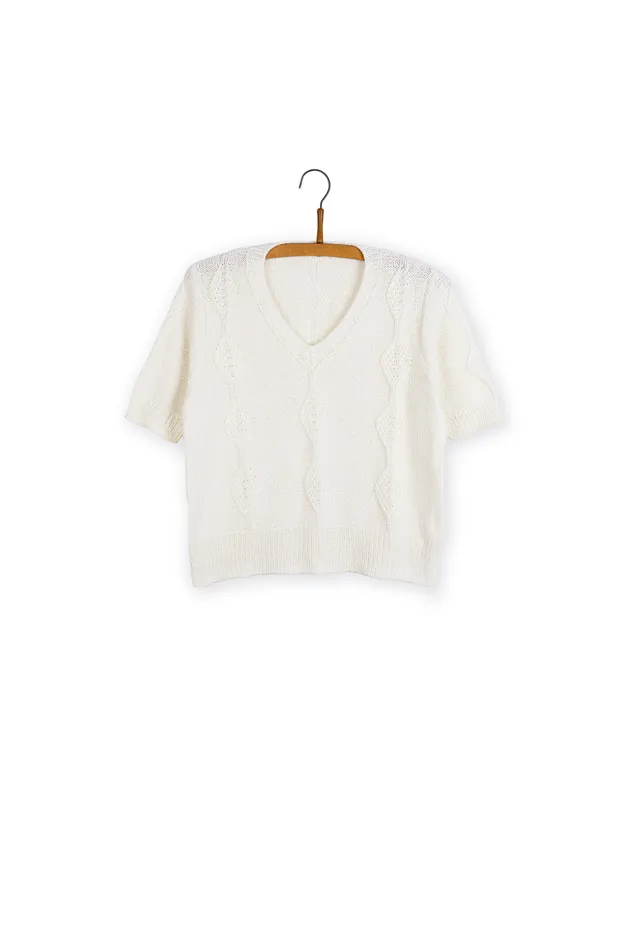Isager Forest Tee kit tricot top laine 88 EUR