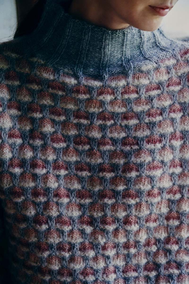 Isager Yarn Kits Sakura kit tricot laine avec patron