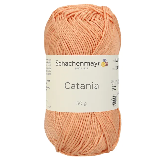 Schachenmayr Catania pelote 0401 Abricot fil coton 50g