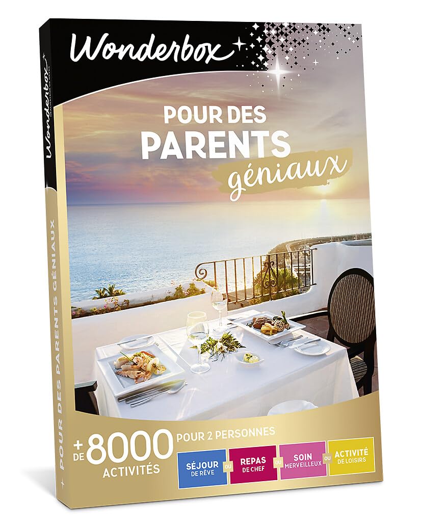 Wonderbox Parents Extra coffret cadeau 2 personnes multi-activités