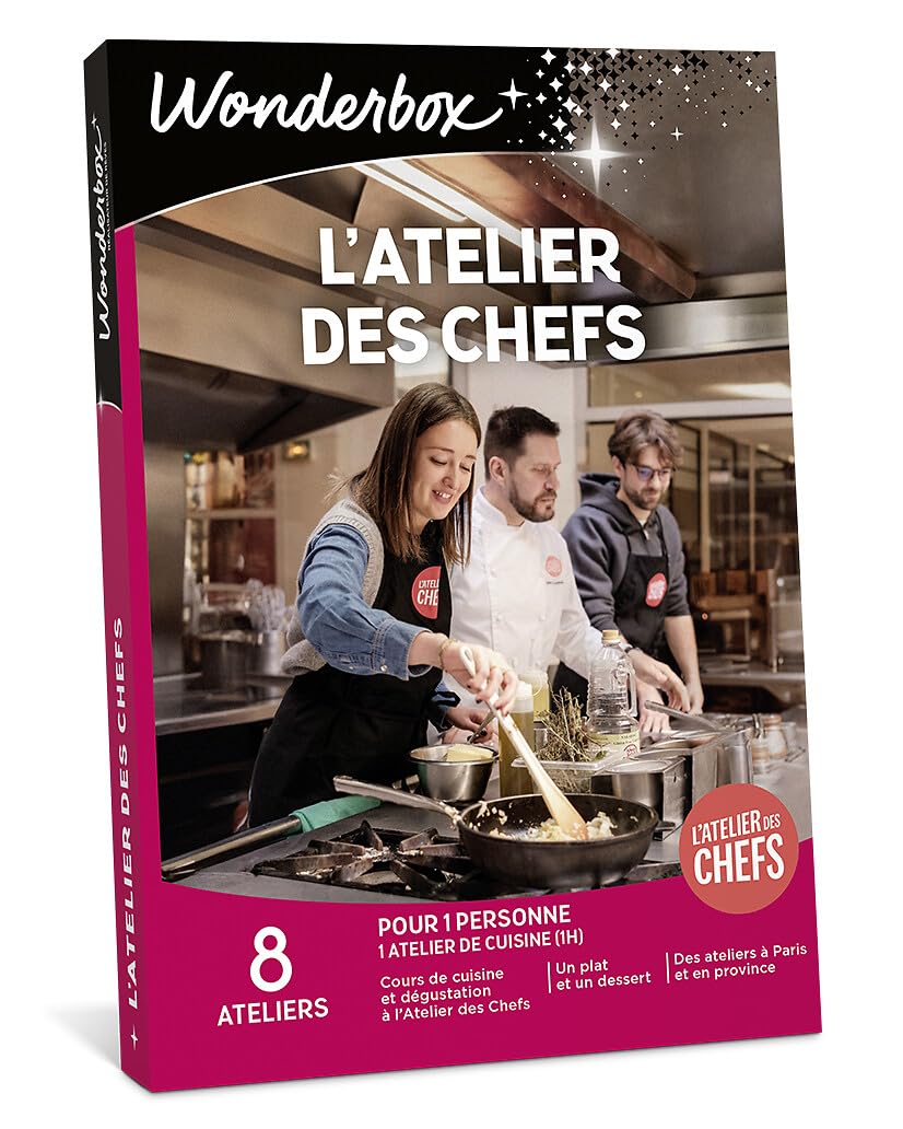 Wonderbox L'Atelier des Chefs coffret cuisine 1 pers cours