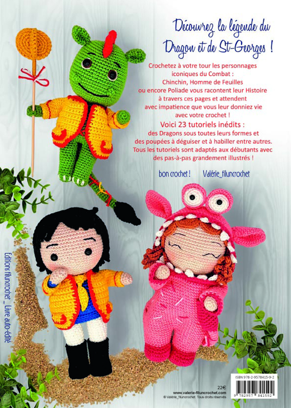 Le Doudou de Mons livre crochet A4 82 pages
