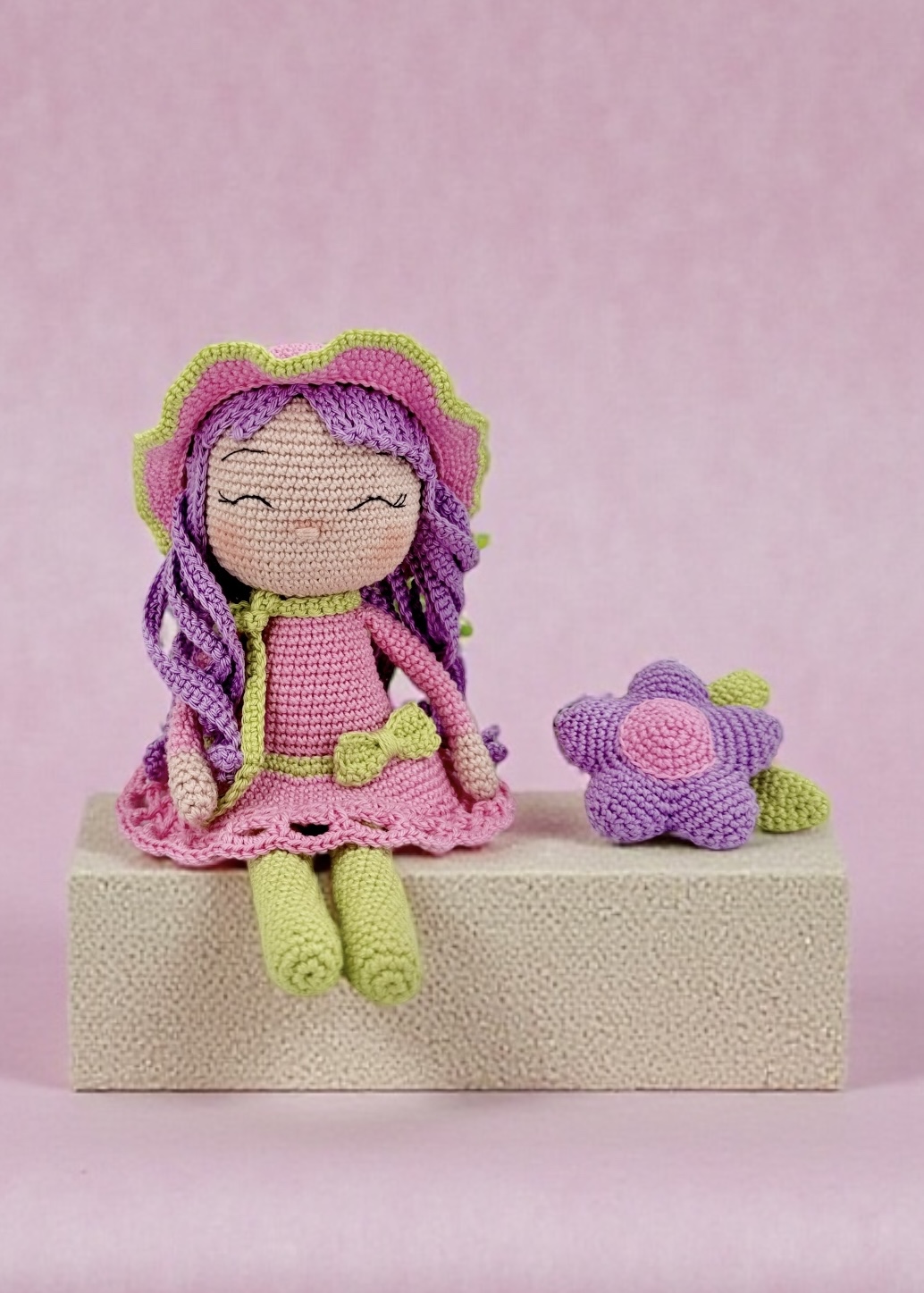 Valerie Les Kits Crochets Lila kit crochet poupée débutant
