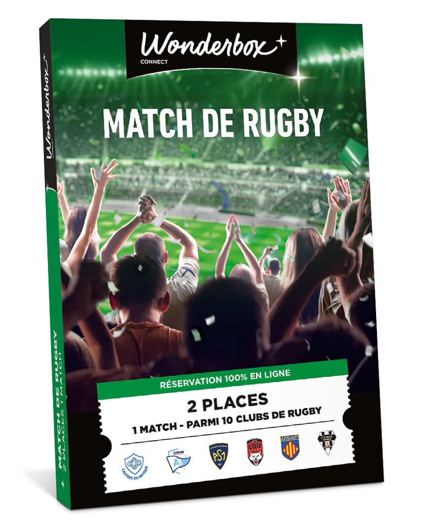 Wonderbox Évènements Sportifs 100% Rugby coffret 2 pers.