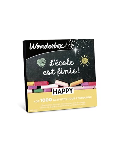 Wonderbox Happy L'école Est Finie coffret cadeau 1 personne