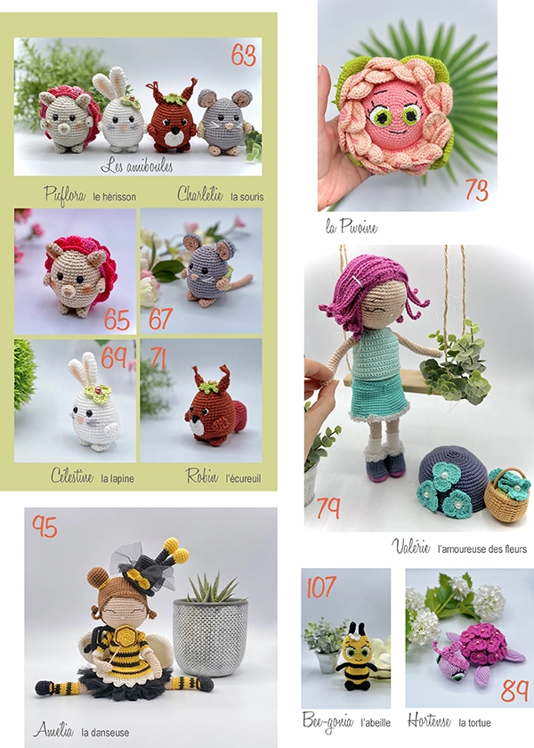 VALERIE FIL UN CROCHET Les Livres Jardin Fleuri livre 112 pages