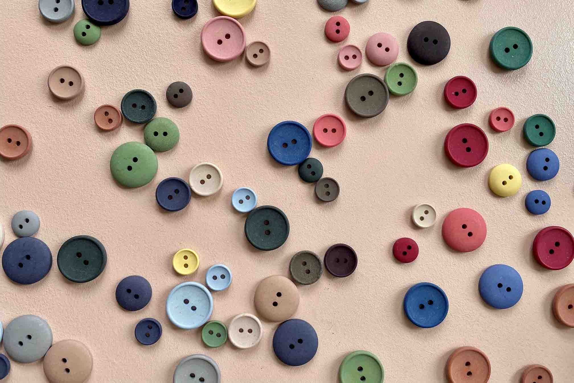Isager Cotton Buttons boutons coton 13 mm