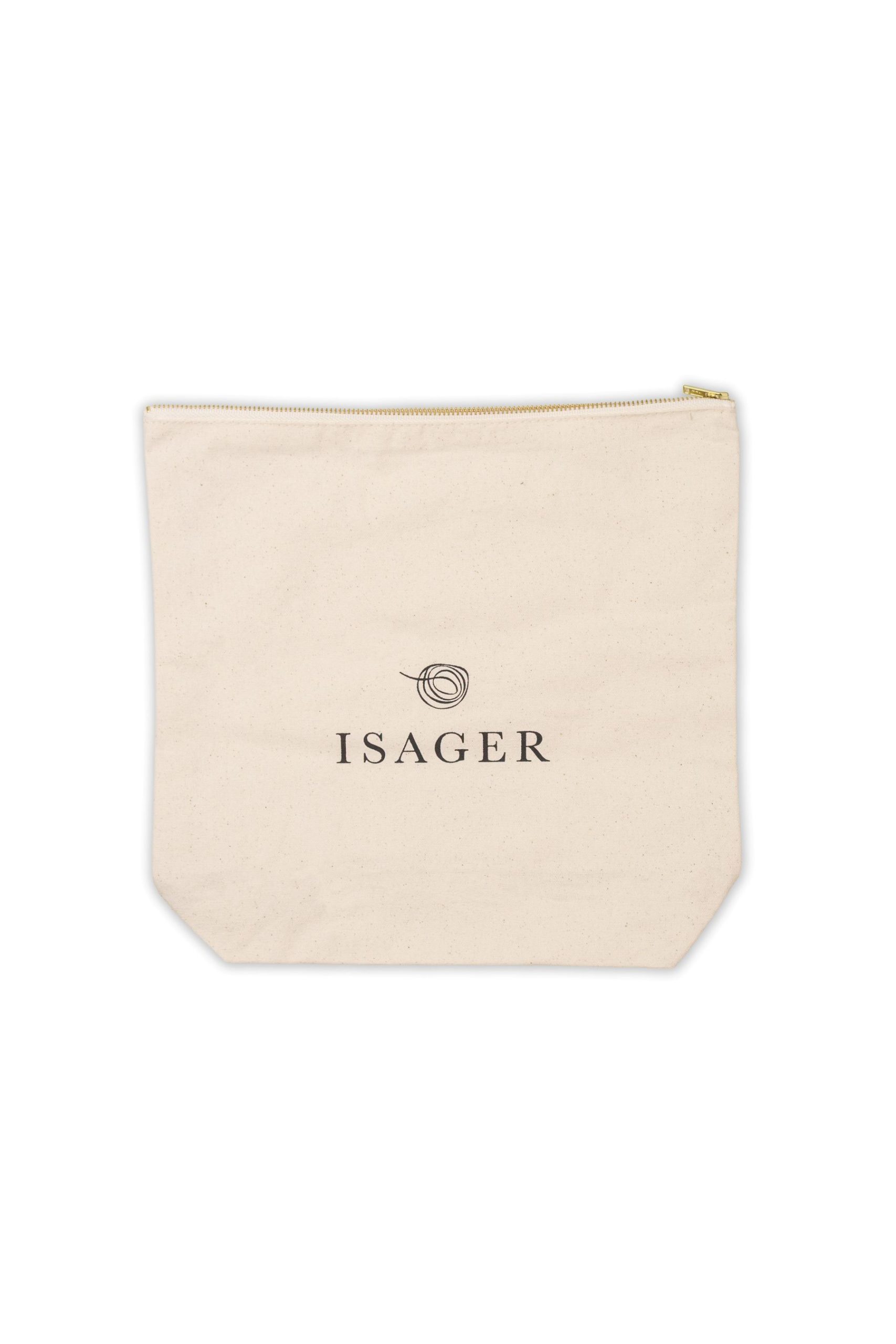 Isager Accessories Projektpose pochette coton zippée