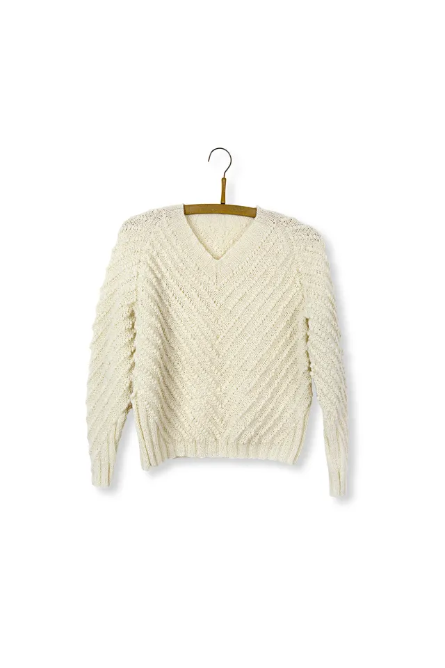 Isager Patterns Pearls patron tricot pull femme