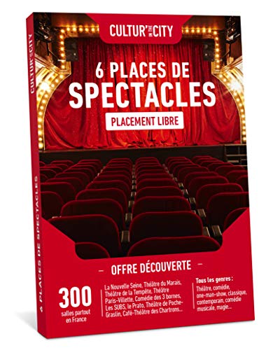 Cultur'In The City Découverte coffret spectacle 6 places théâtre