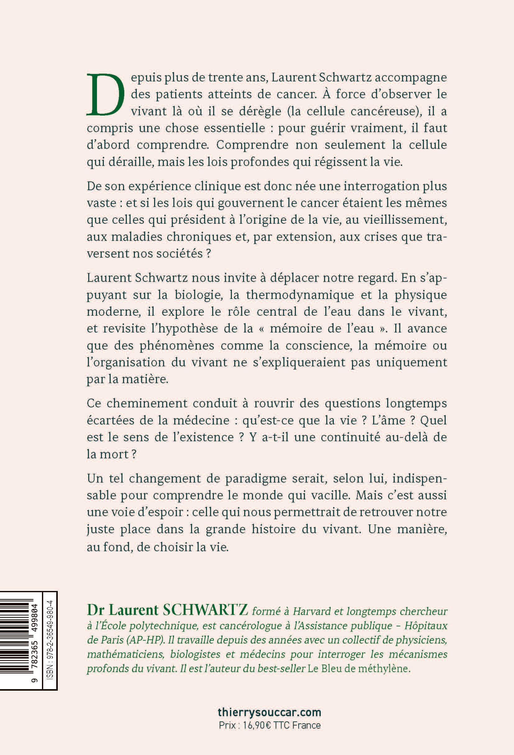 Souccar Essai Choisir la vie livre broché Laurent Schwartz