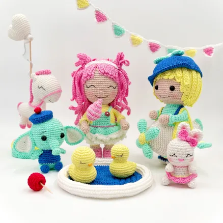 Valerie Fil un Crochet Gaspard et Candice livre fête foraine