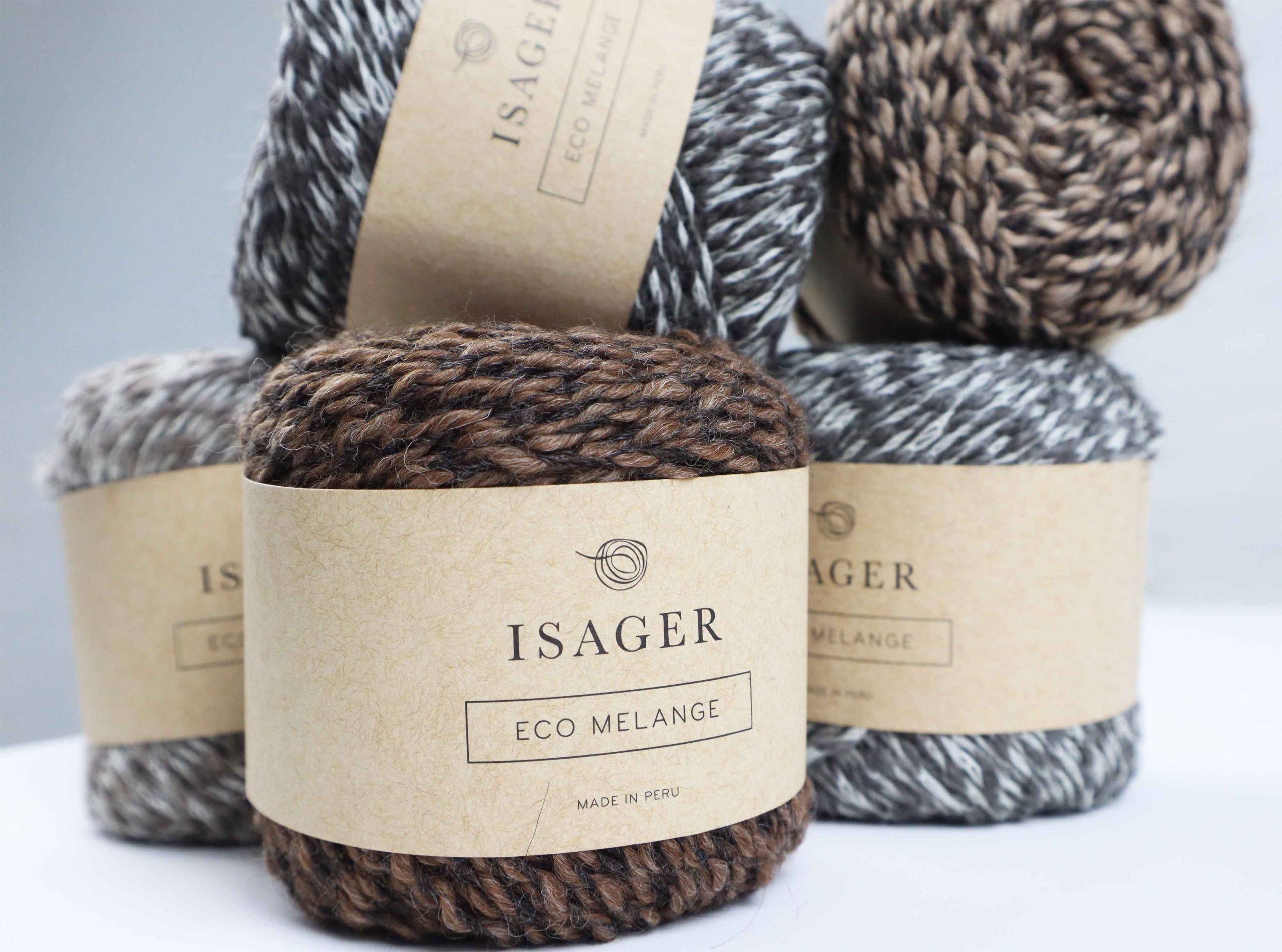 Isager Yarn Eco Melange fil à tricoter laine