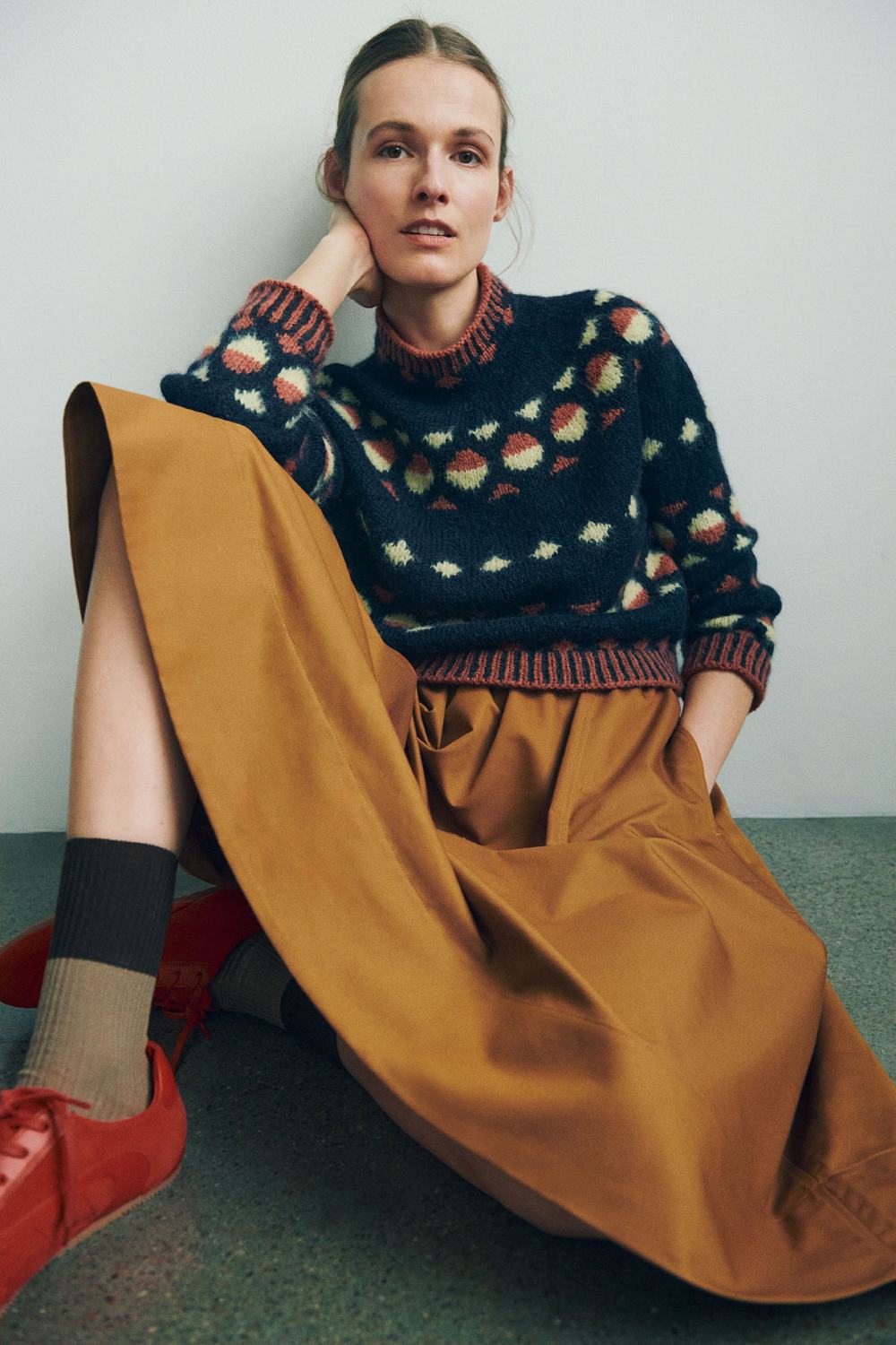 Isager Gunta Sweater Alpaca 3 kit pull laine