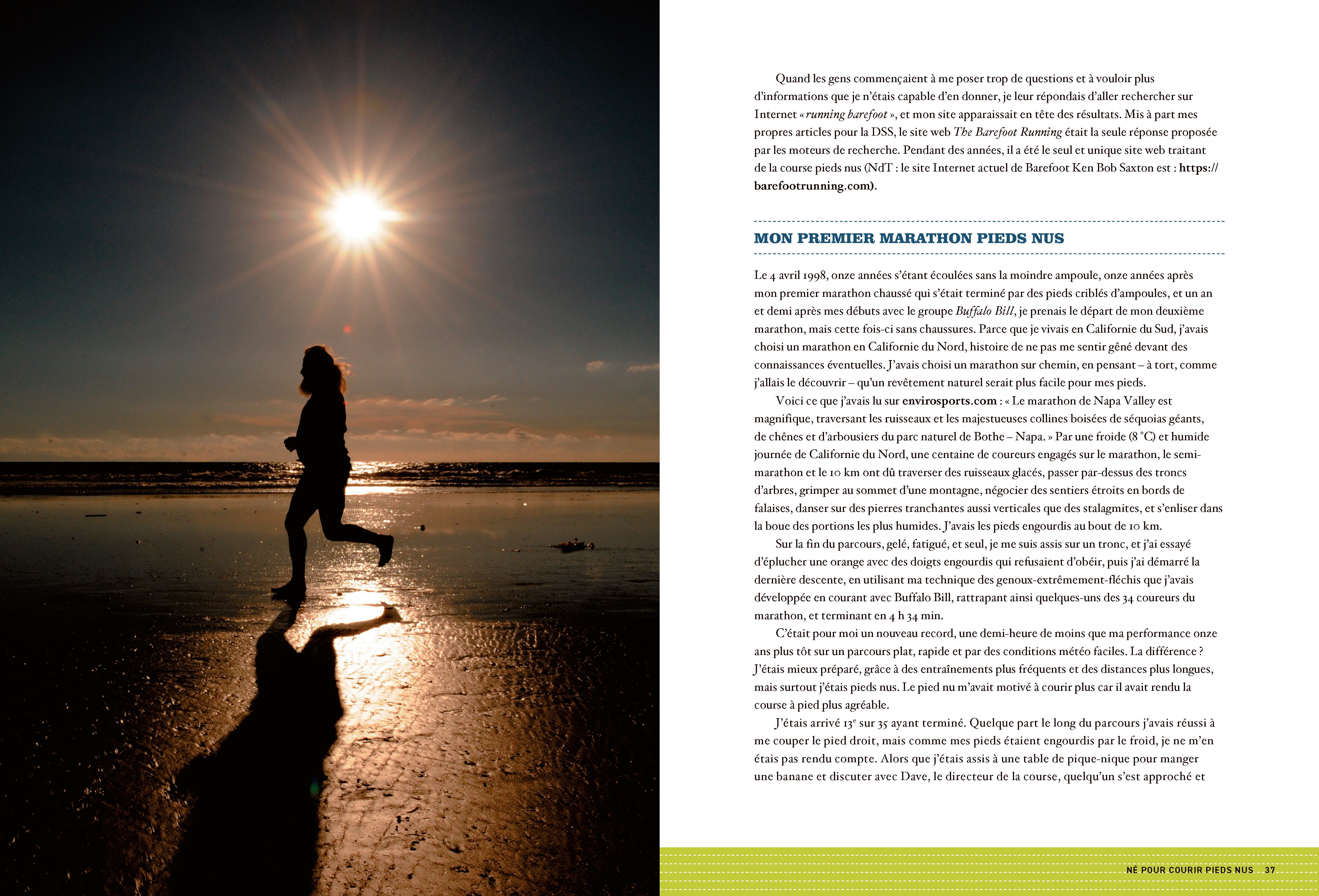 Souccar Editions Mieux courir grâce au pied nu livre broché course