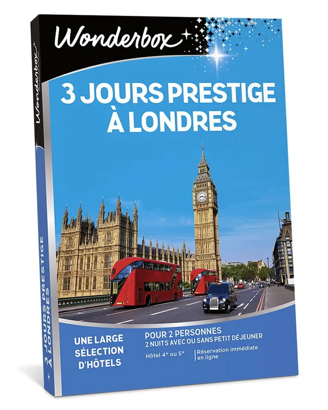 Wonderbox 3 Jours Prestige à Londres coffret 2 nuits 2 pers
