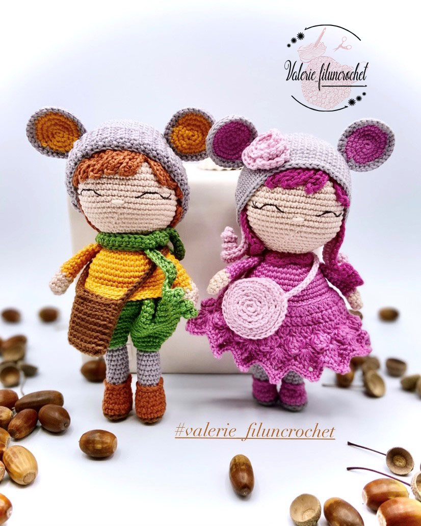 Valerie Fil un Crochet Les Tutoriels Charly patron souris des dents