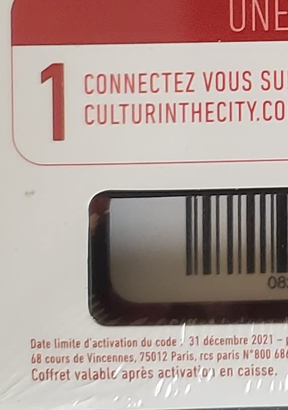 Cultur’In The City Théâtre Premium coffret 4 places