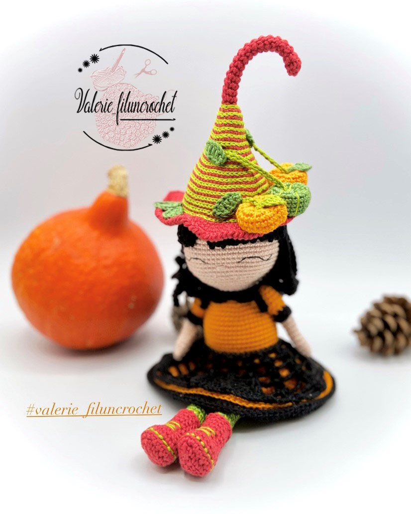 Valerie Miss Potiron tutoriel crochet amigurumi