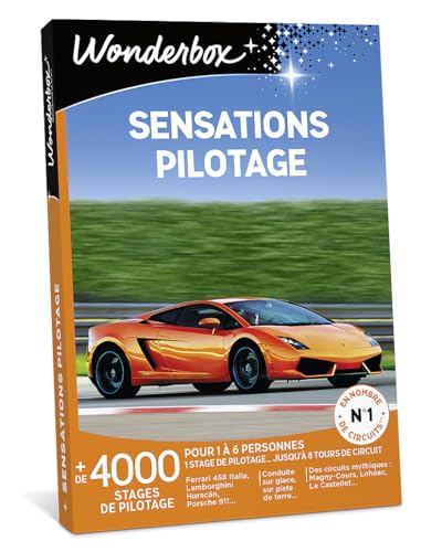 Wonderbox Sport & aventure coffret pilotage Ferrari 1 à 6 pers.