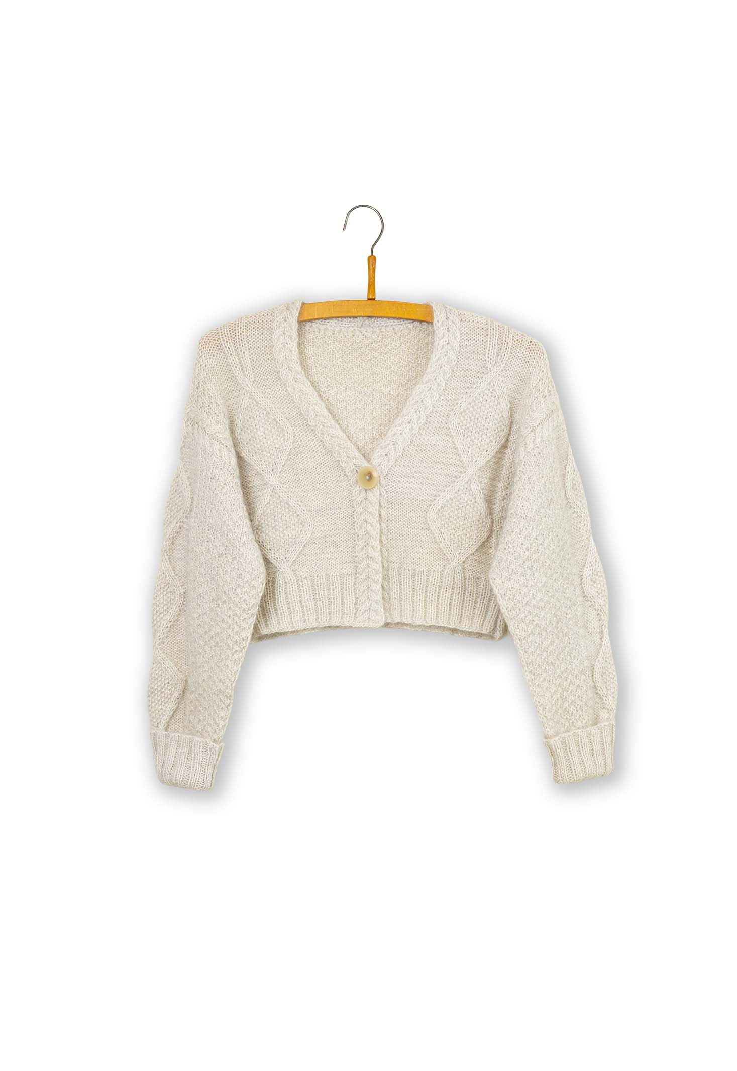 Isager Tversted Cardigan kit gilet Uld 2 Silk Mohair