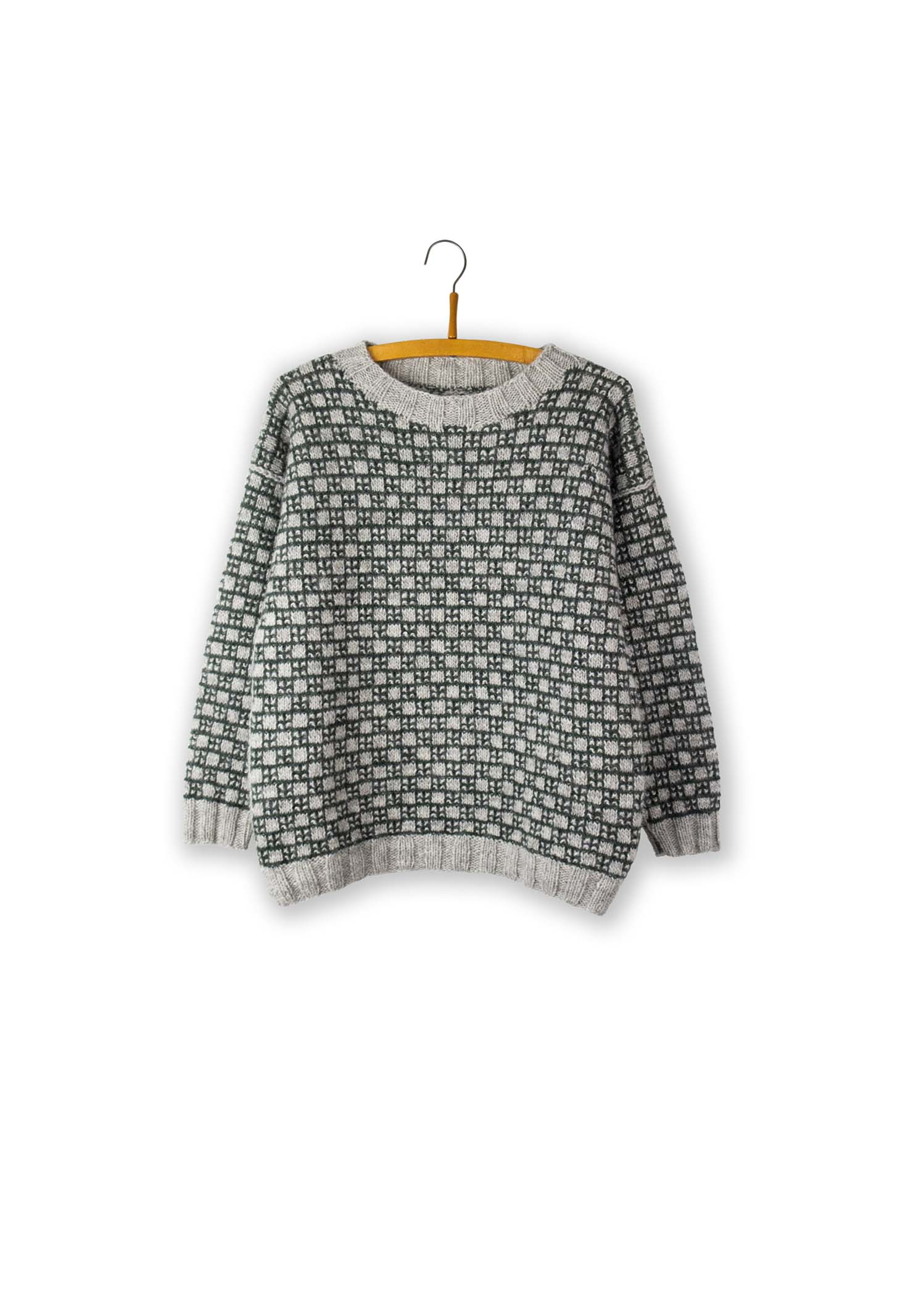 Isager Scottish check Tvinni + Tversted kit tricot à carreaux